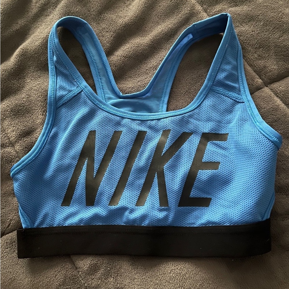 Blue Nike Sports Bra